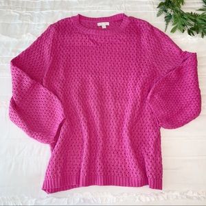 14th and Union Pink Knit Sweater